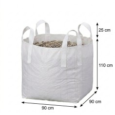 Sand & topsoil Bulk Bag 1m3 Cross corner loops 2