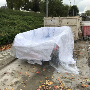 Asbest container bag