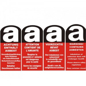 asbestos disposal bag