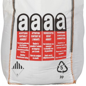 Asbestos waste bags