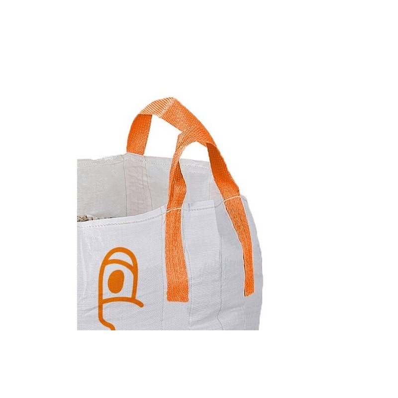 Enlarged version of the orange cross corner loops of the small big bag.