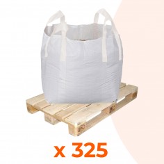 Pallställ Big Bag med Hörnfästa Lyftöglor 90x90x110 - Cirkulärvävda Säckar