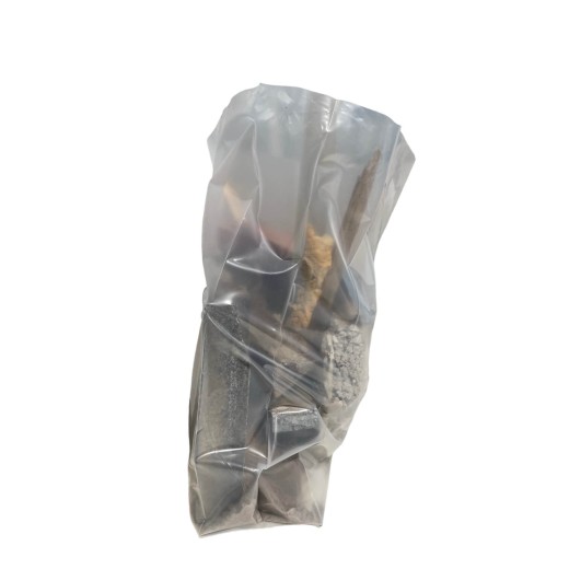 Side fold of a transparent bag