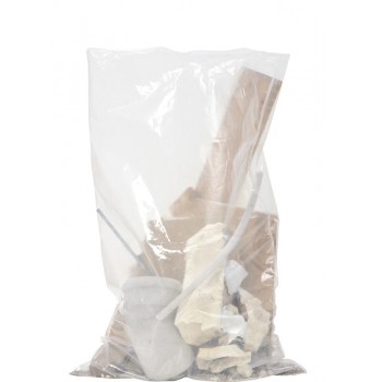 Ultra-strong transparent rubble sack filled with construction waste