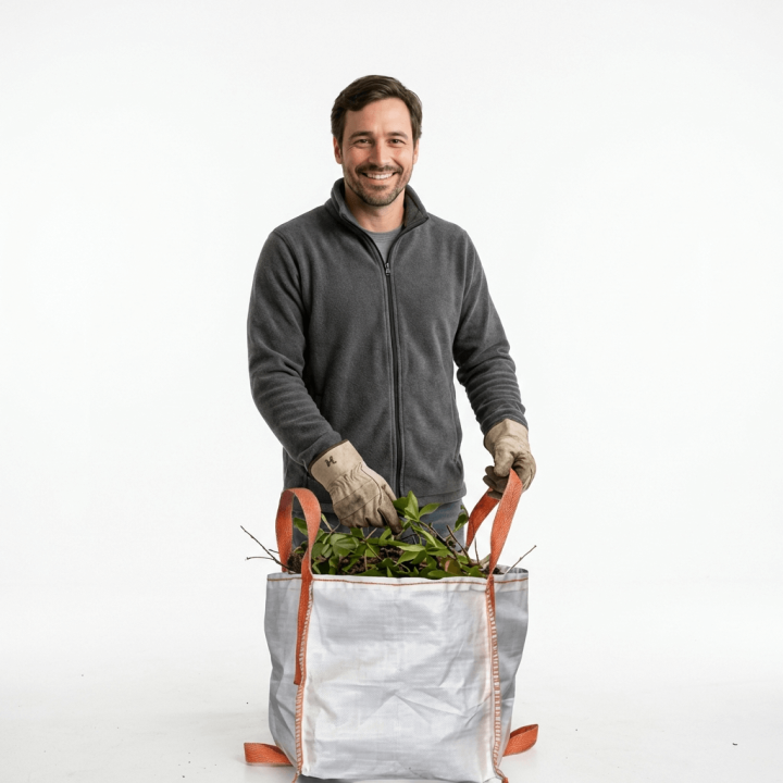 Mini Garden Waste Bag 45x45x45cm - Ideal foldable garden bag