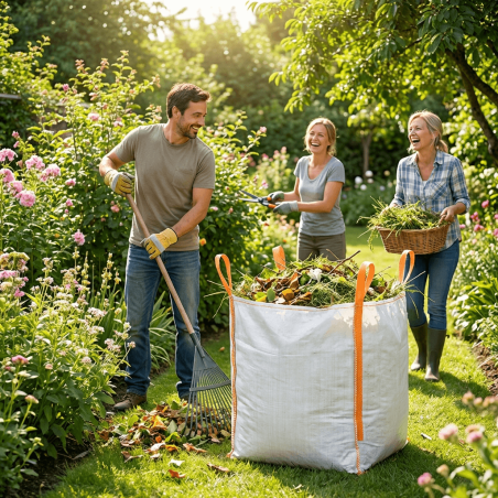 Large Garden Waste Bag 750L - 90x90x90cm  - Strong & Reliable
