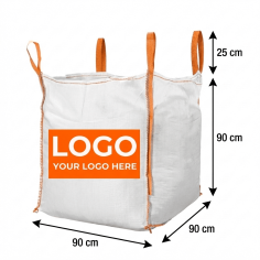 Bulk Bag with Logo | 1000kg Printed Bulk Bag for Construction & Waste 2