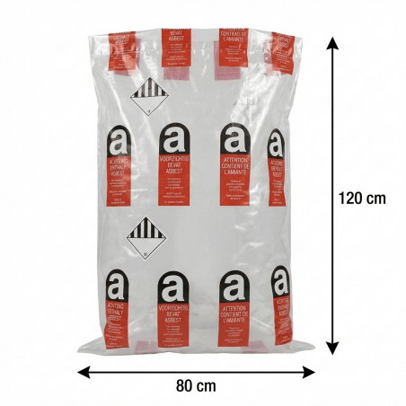 LDPE Asbestos Rubble Sack Dimensions