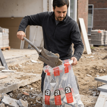 LDPE Asbestos Rubble Sack