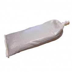 Filled Woven Sandbags (33x76cm) in stock are ready for dispatch.