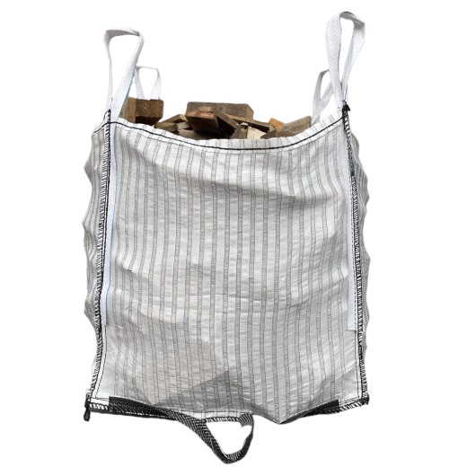 Fully ventilated log bag with tipping loops