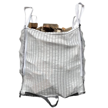 Fully ventilated log bag with tipping loops