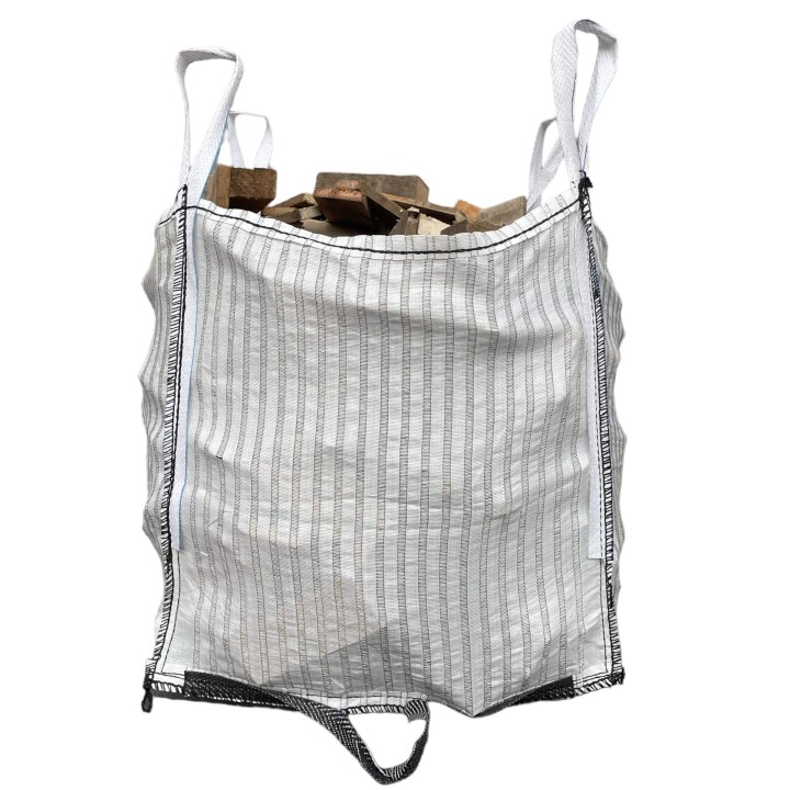 Fully ventilated log bag with tipping loops