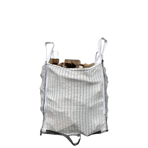 Fully ventilated log bag with tipping loops