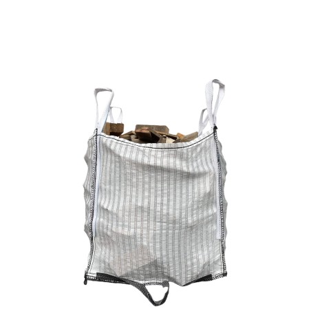 Fully ventilated log bag with tipping loops